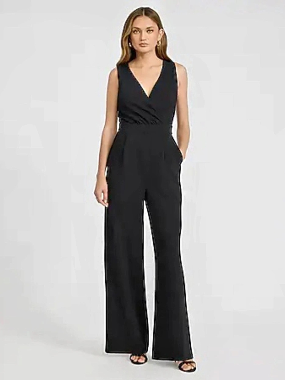 Express Black Wide Leg Jumpsuit Size Small